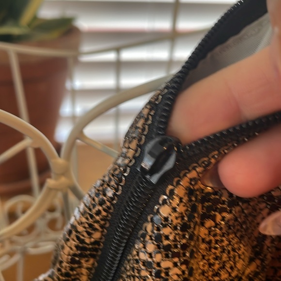 Chain metal, snake skin shoulder bag - Picture 2 of 4